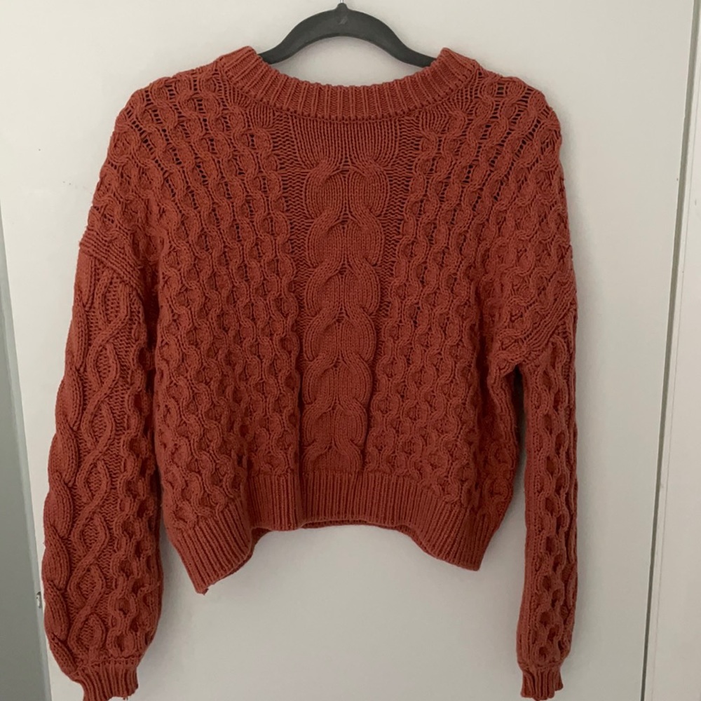 Mauve knit sweater